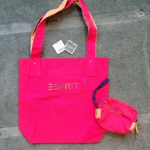 Vintage Esprit Tote bag with case